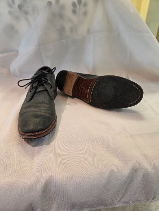 Mens John Varvatos Blue Dress/Casual Leather Shoes main image 4
